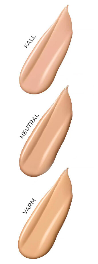 foundation_kall-neutral-varm Foundation kall, neutral och varm underton