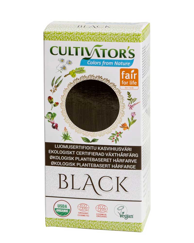 Cultivator's ekologisk hårfärg - black