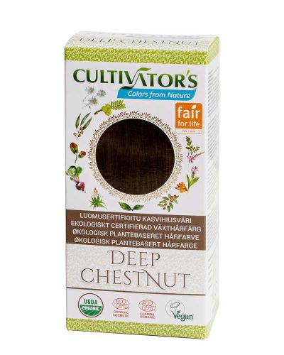 Cultivator's ekologisk hårfärg - deep chestnut
